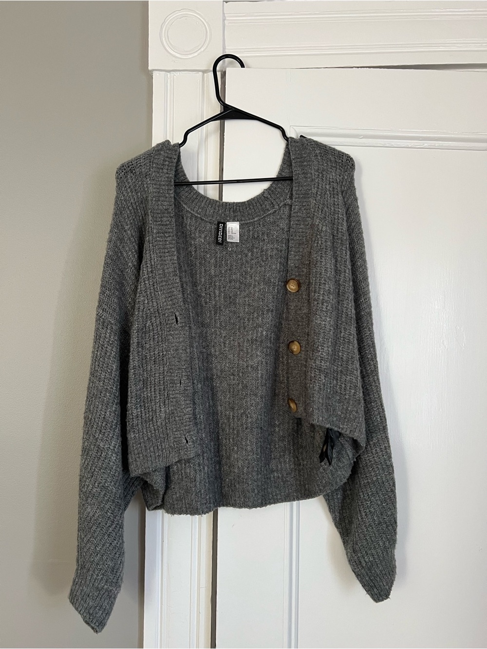 H&M Button-Front Knit Cardigan
